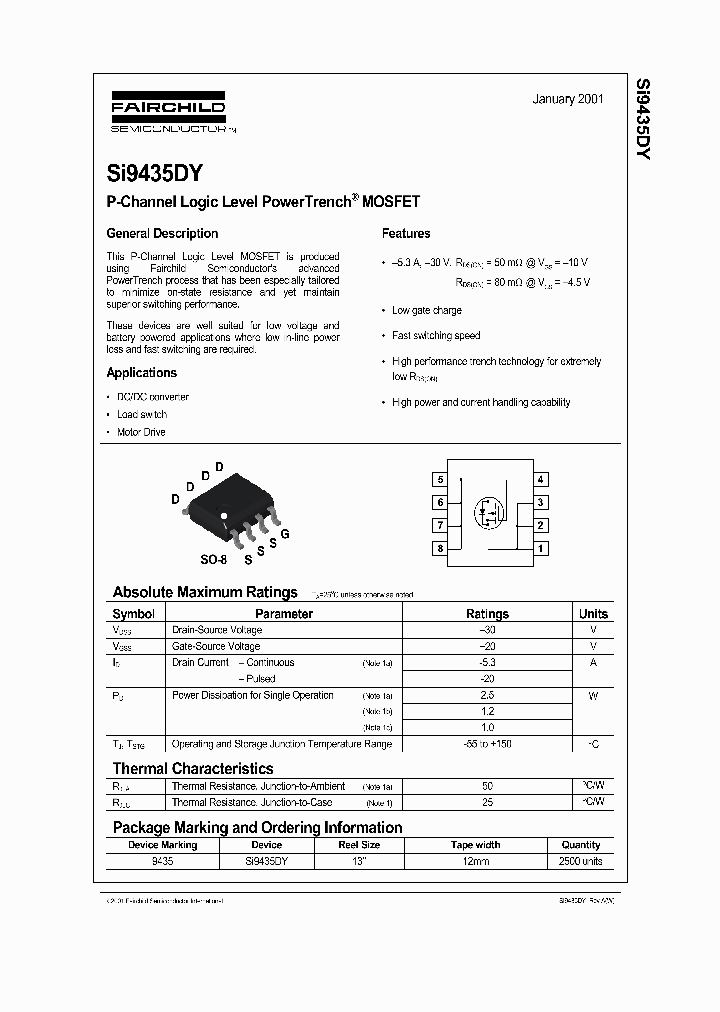 SI9435DYNL_3822363.PDF Datasheet