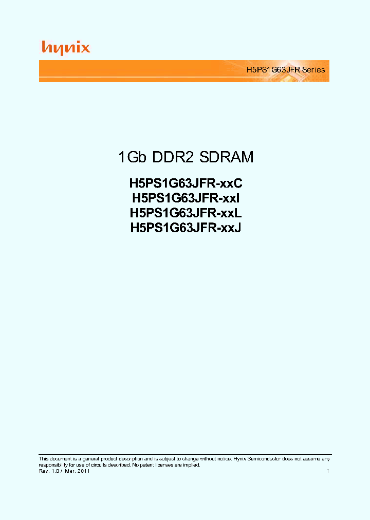 H5PS1G63JFR-E3J_3822376.PDF Datasheet