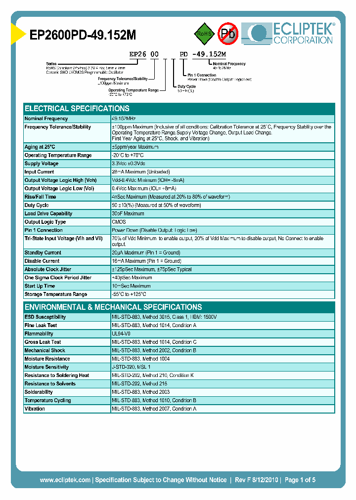 EP2600PD-49152M_3823529.PDF Datasheet