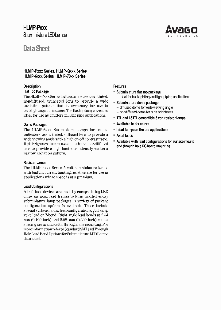 HLMP-P402-F0014_3823474.PDF Datasheet