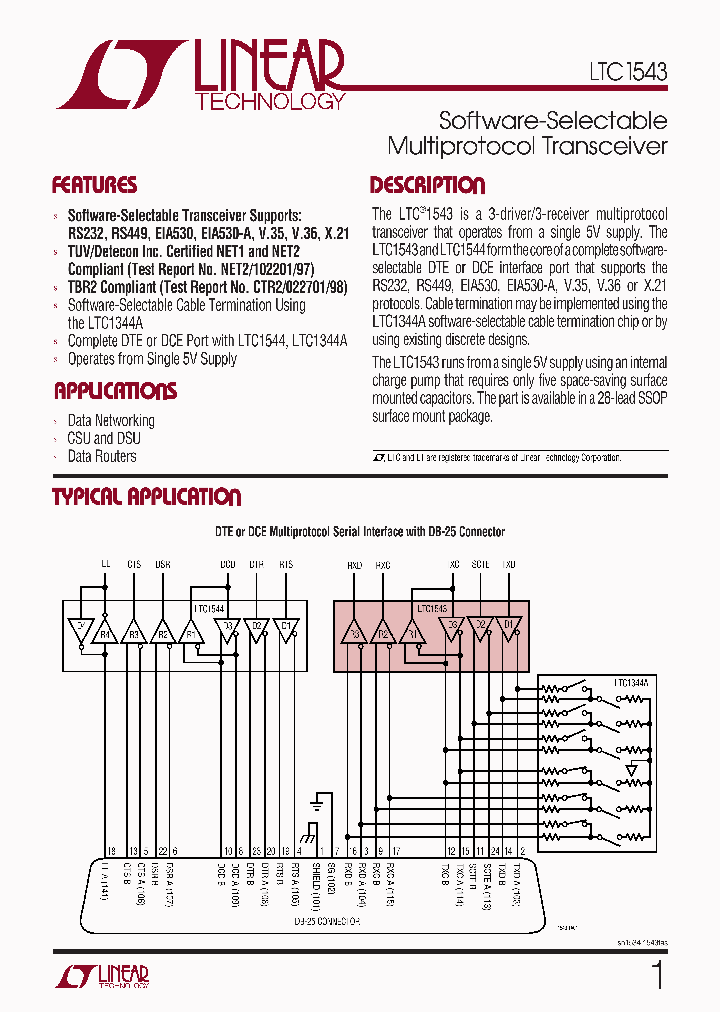 LTC1543CGTRPBF_3824283.PDF Datasheet