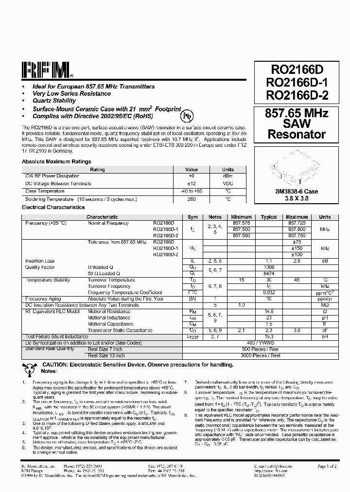 RO2166D_3825258.PDF Datasheet