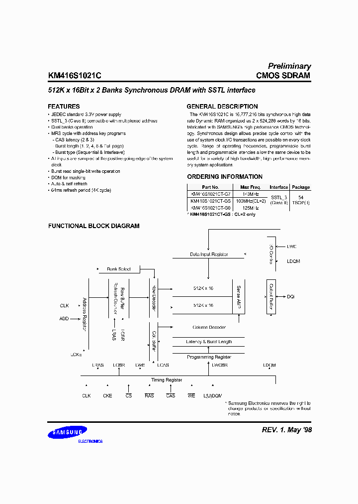 KM416S1021C_3825963.PDF Datasheet