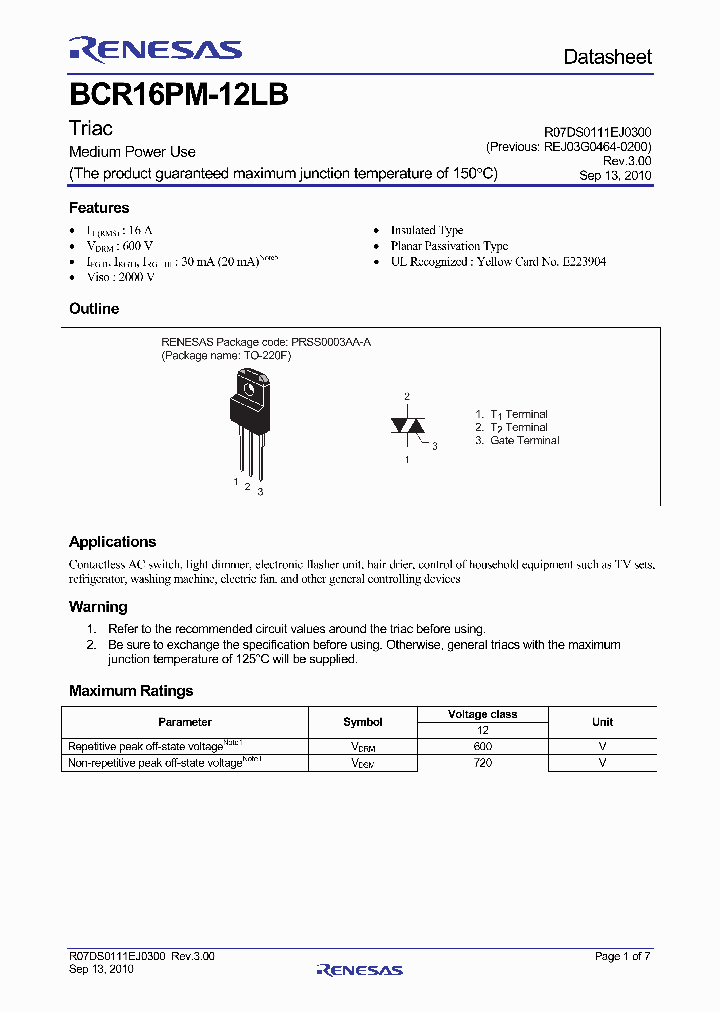 BCR16PM-12LB-A8_3829304.PDF Datasheet