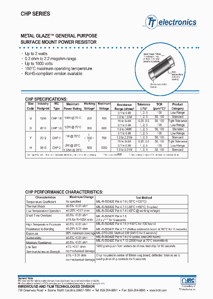 CHP121006R81F7LF_3830784.PDF Datasheet