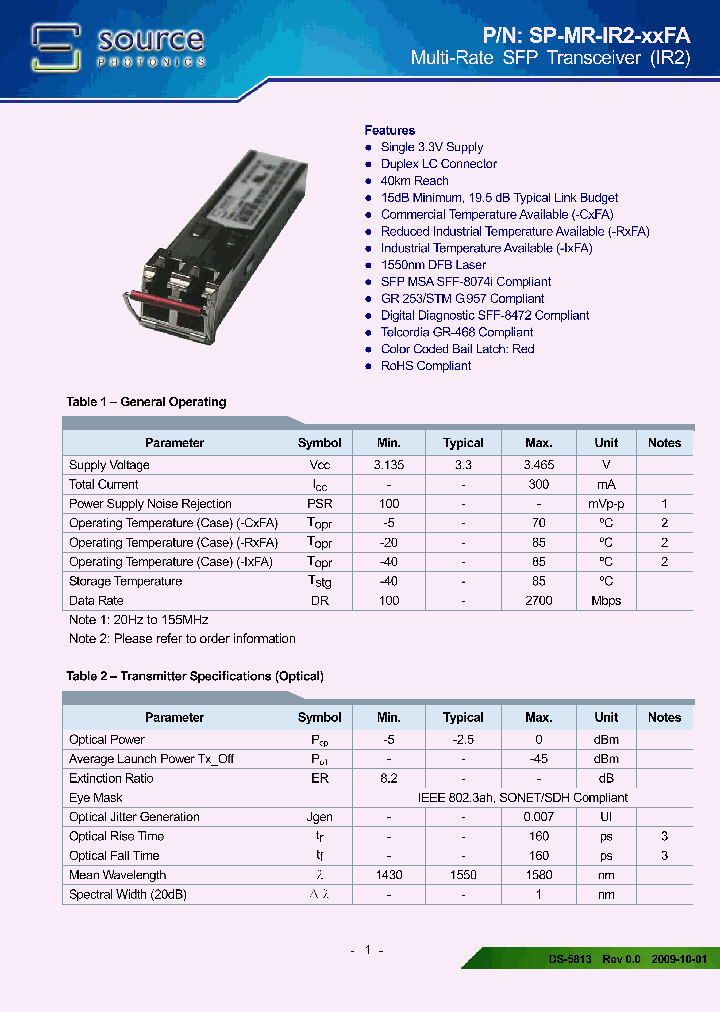 SP-MR-IR2-IDFA_3834399.PDF Datasheet