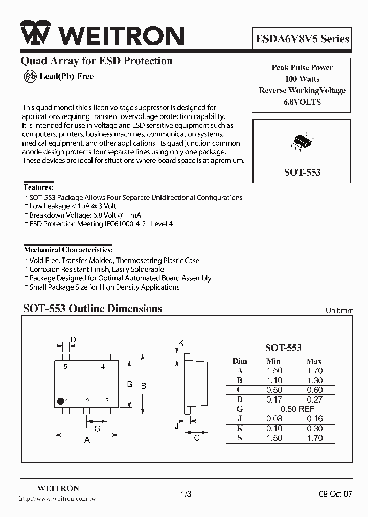 ESDA5V6V5_4083912.PDF Datasheet