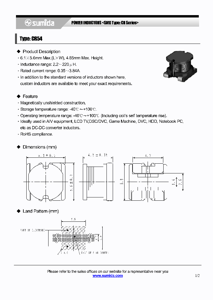 CR54NP-8R5MC_3835599.PDF Datasheet