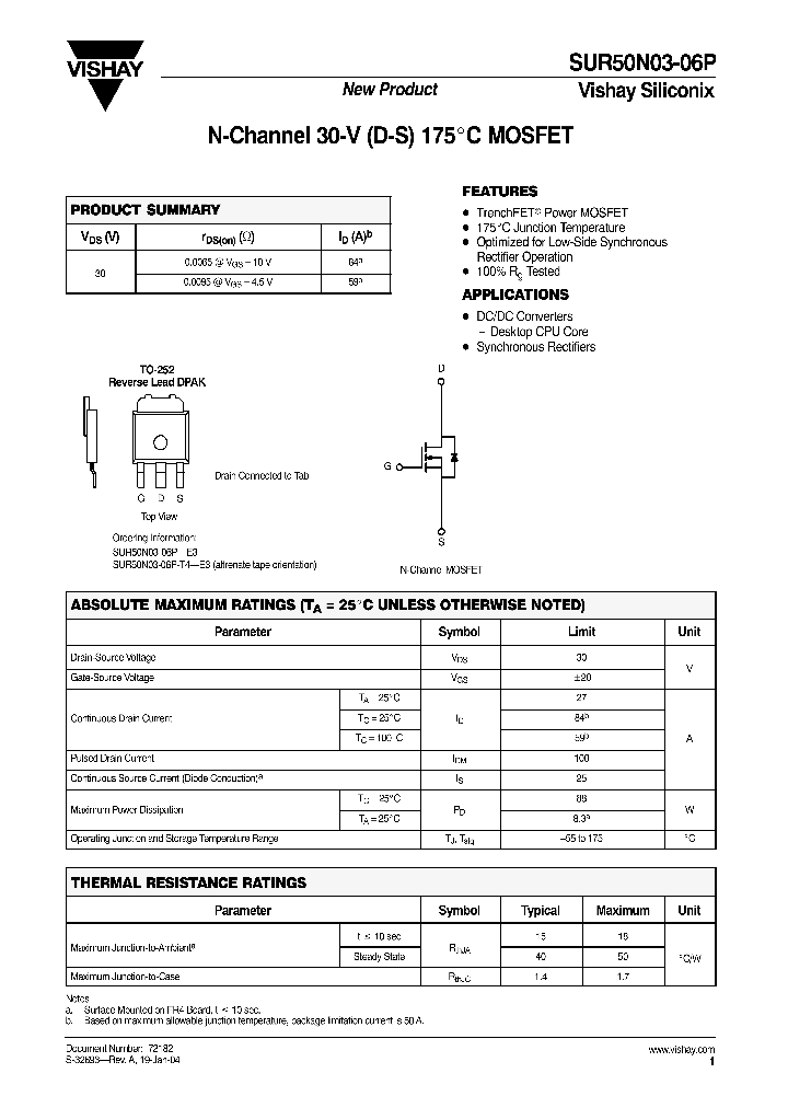 SUR50N03-06P-T4-E3_3836951.PDF Datasheet