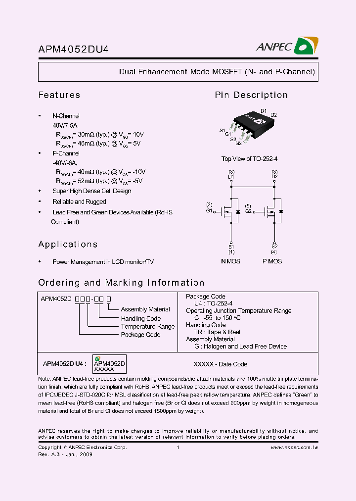 APM4052DU4C-TRG_3836818.PDF Datasheet