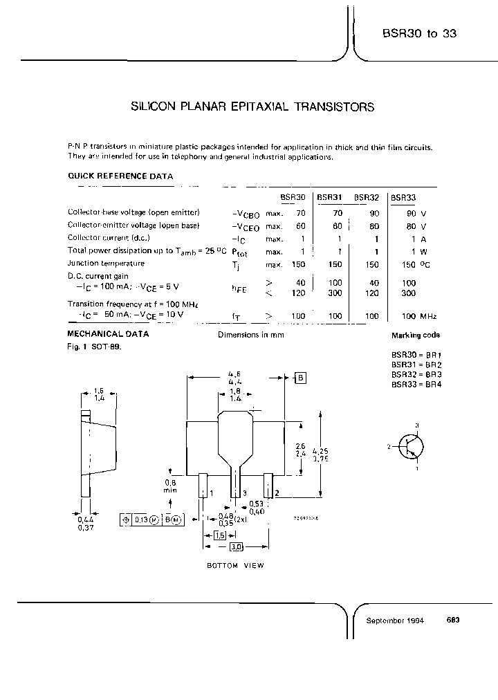 BSR30-TAPE-13_3838068.PDF Datasheet