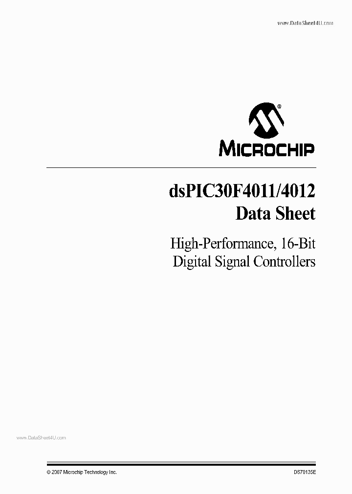 PIC30F4012_4086810.PDF Datasheet