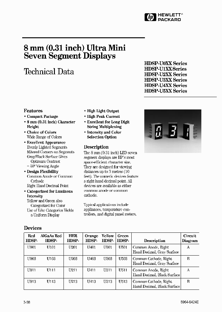 HDSP-U501_3838321.PDF Datasheet