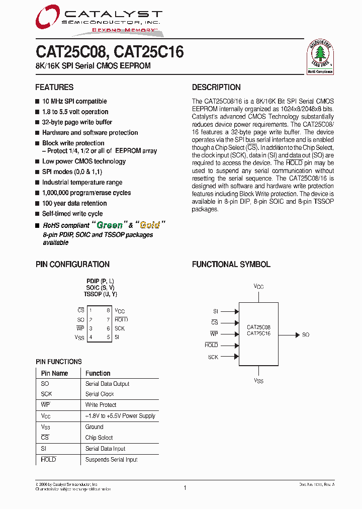 CAT25C16P-18-G_3845730.PDF Datasheet