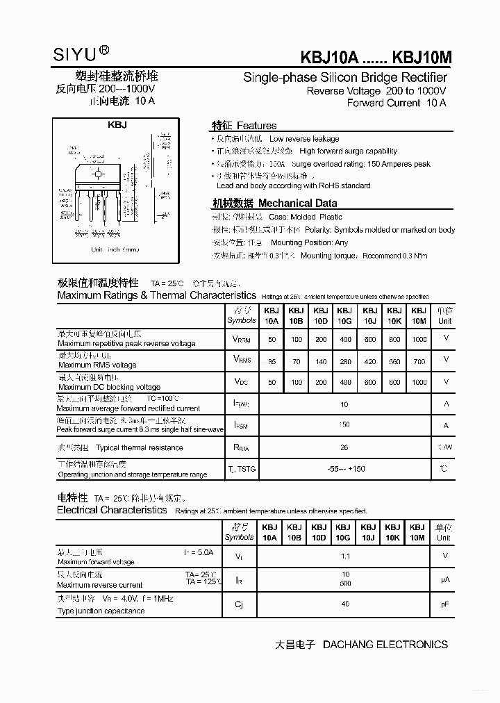 KBJ10A_4089497.PDF Datasheet