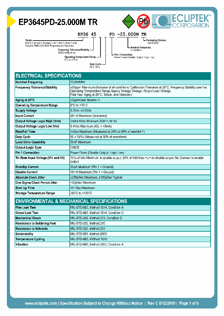 EP3645PD-25000MTR_3847607.PDF Datasheet