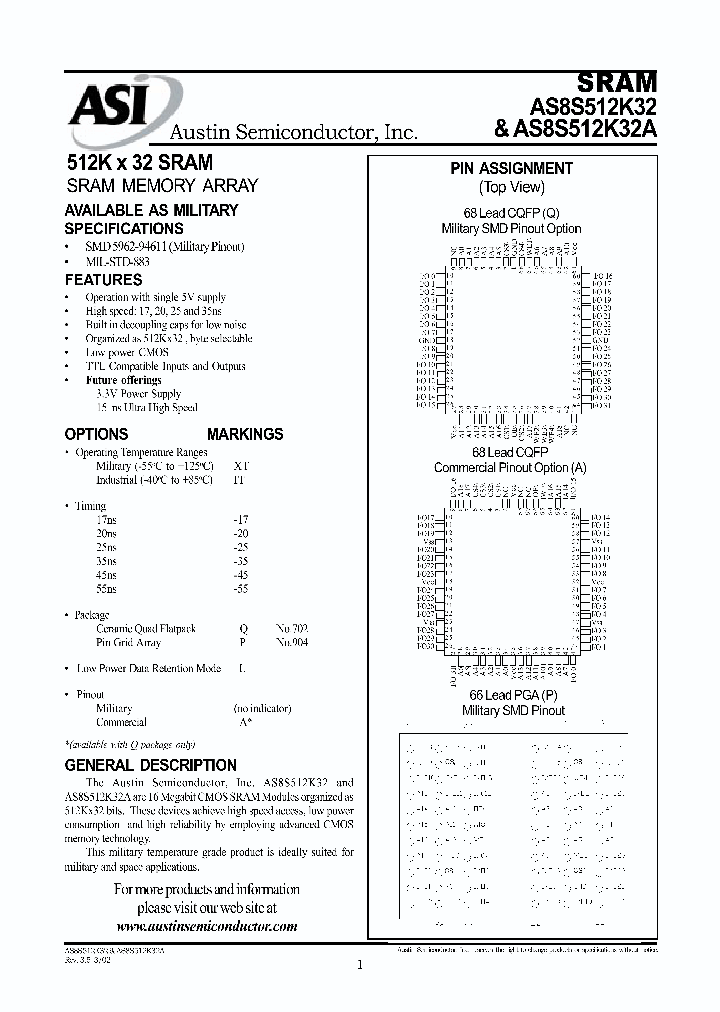 AS8S512K32P-17SPACE_3846332.PDF Datasheet