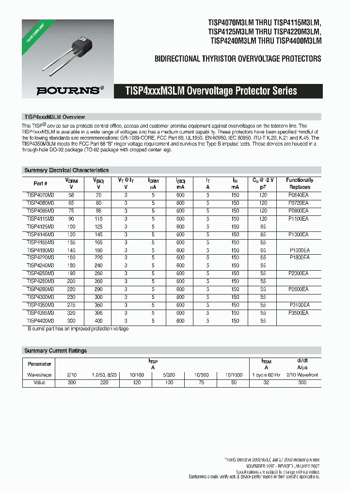 TISP4070M3LM_3853541.PDF Datasheet