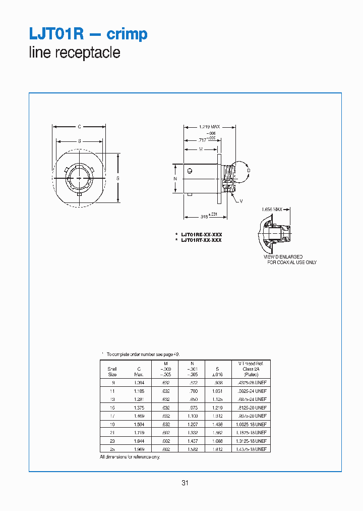 LJT01RT-25-19PA005_3861264.PDF Datasheet