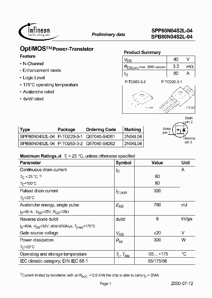 SPP80N04S2L-04_3860791.PDF Datasheet