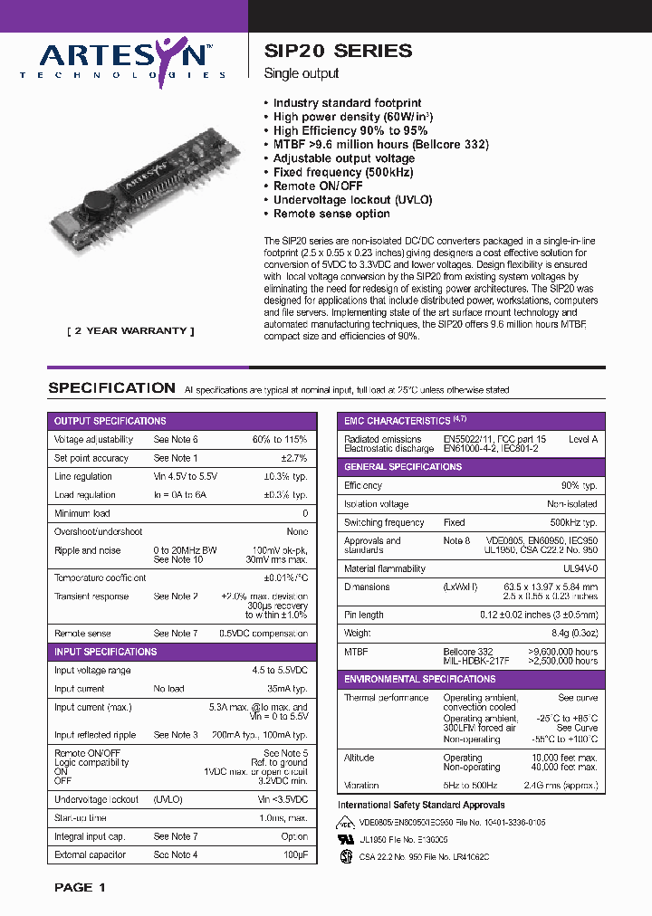 SIP20-05S3V3_3857075.PDF Datasheet