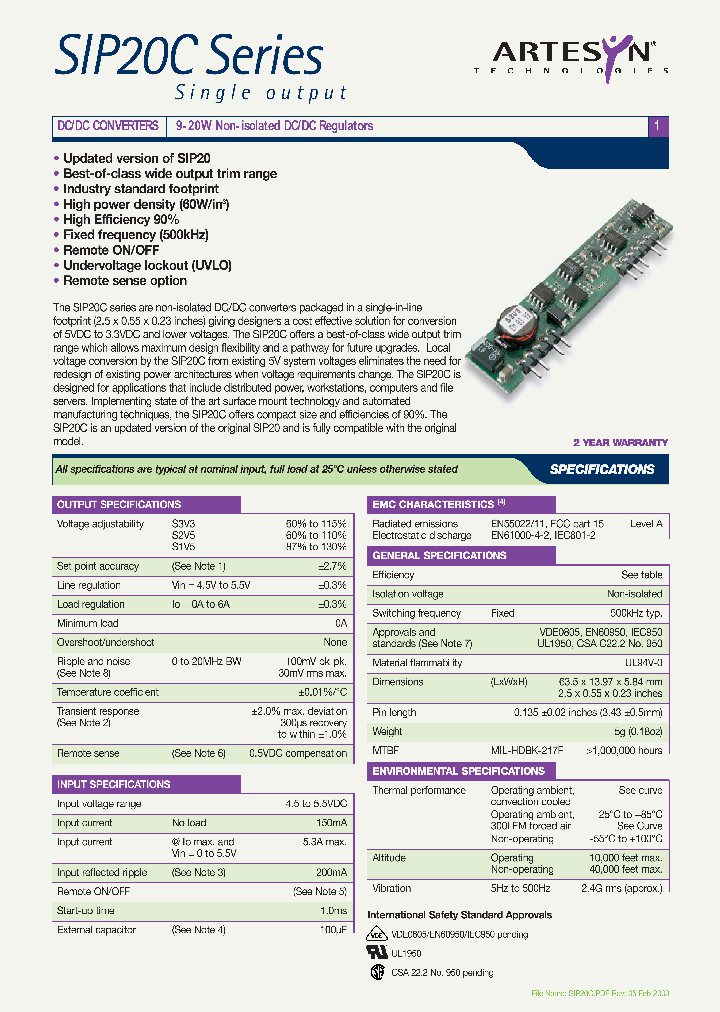 SIP20C-05S3V3_3857076.PDF Datasheet