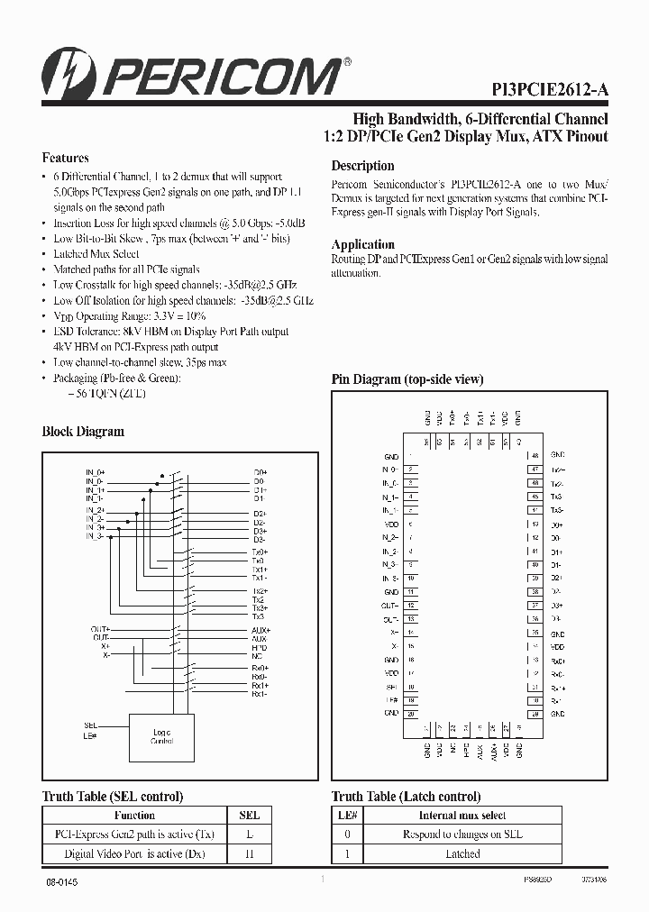 PI3PCIE2612-AZFE_3872192.PDF Datasheet