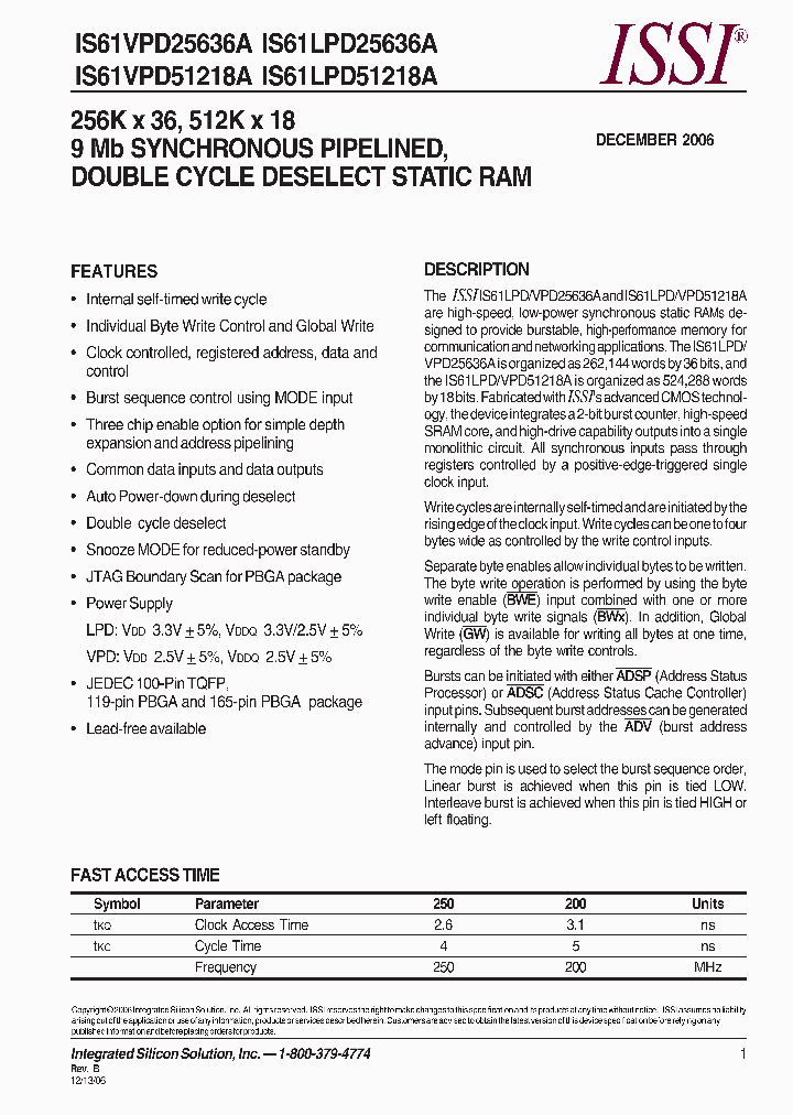 IS61VPD25636A-200TQ2I_3873307.PDF Datasheet