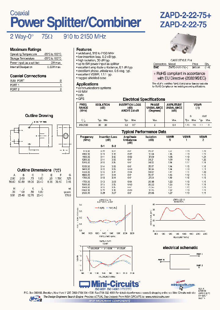 ZAPD-2-22-75_3873272.PDF Datasheet