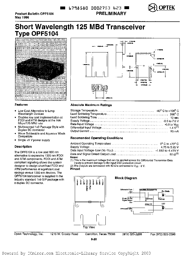 OPF5104_3879429.PDF Datasheet