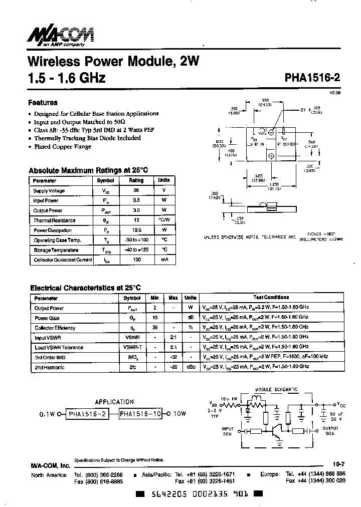 PHA1516-2_3882824.PDF Datasheet