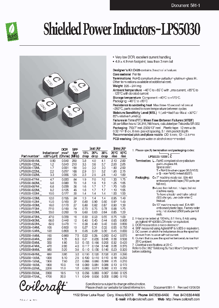 LPS5030-823MLC_3893937.PDF Datasheet