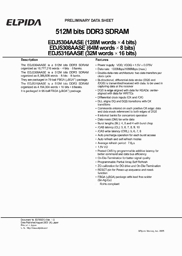EDJ5308AASE-DG-E_3896885.PDF Datasheet
