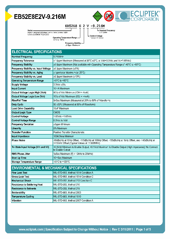 EB52E8E2V-9216M_3897117.PDF Datasheet