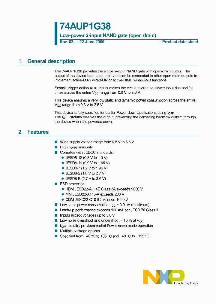 74AUP1G38GF132_3898486.PDF Datasheet