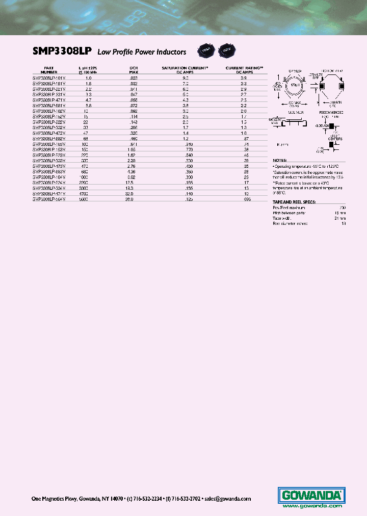 SMP3308LP-332M_3904013.PDF Datasheet