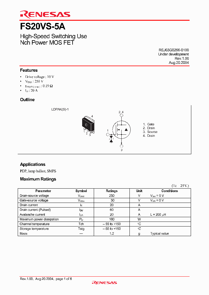 FS20VS-5A_4143584.PDF Datasheet