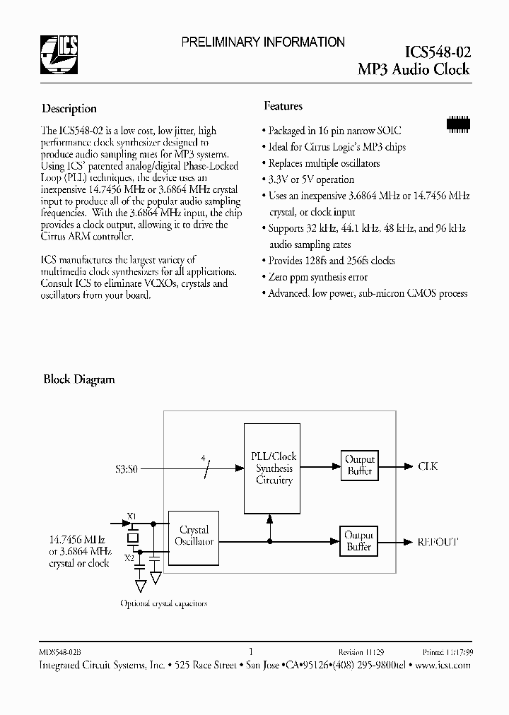 ICS548M-02LF_3906639.PDF Datasheet