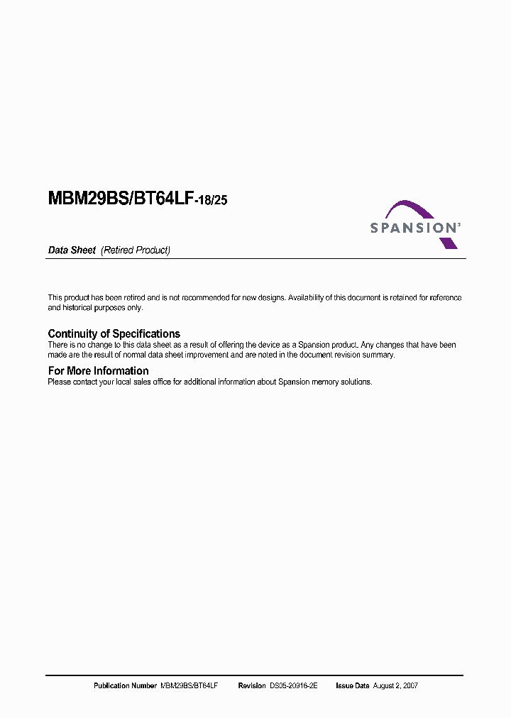 MBM29BS64LF18PBT-E1_3909877.PDF Datasheet