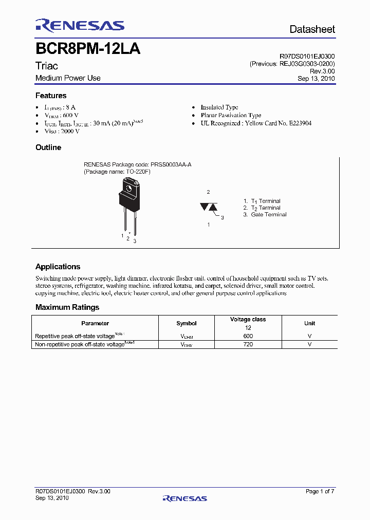 BCR8PM-12LA_3909763.PDF Datasheet