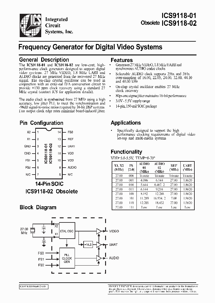 ICS9118M-01LF_3906645.PDF Datasheet