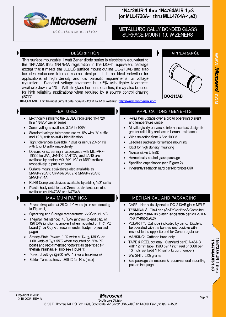 1N4738UR-1E3TR_3915858.PDF Datasheet