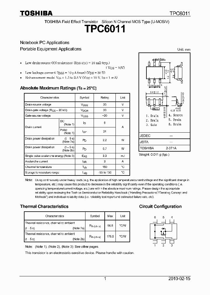 TPC6011_4151293.PDF Datasheet