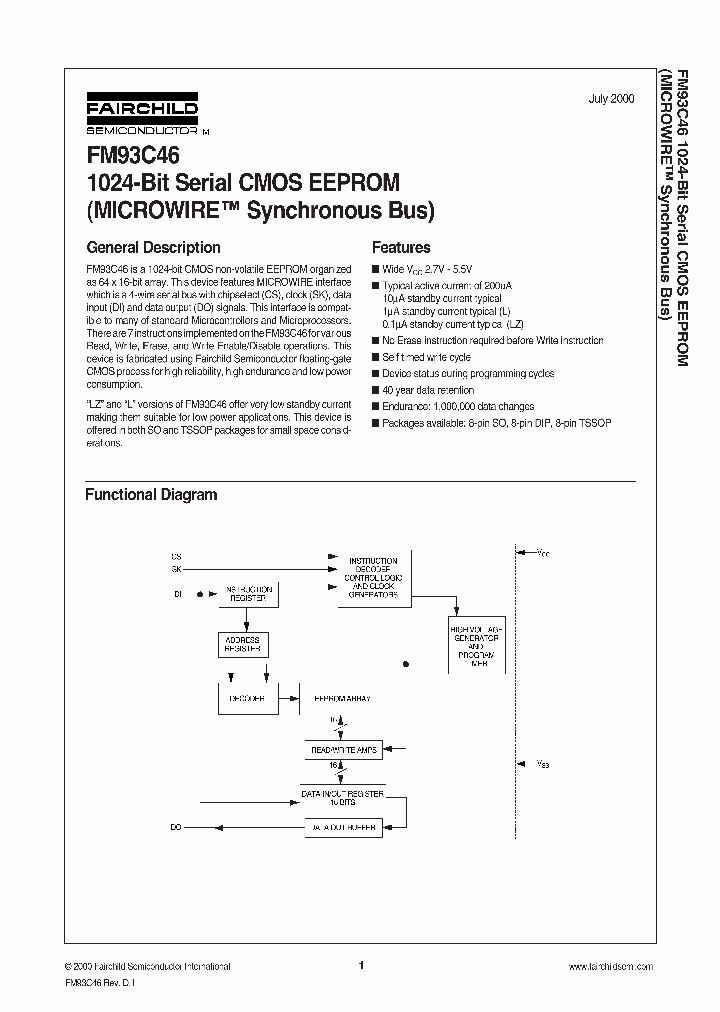 FM93C46TEM8X_3918099.PDF Datasheet