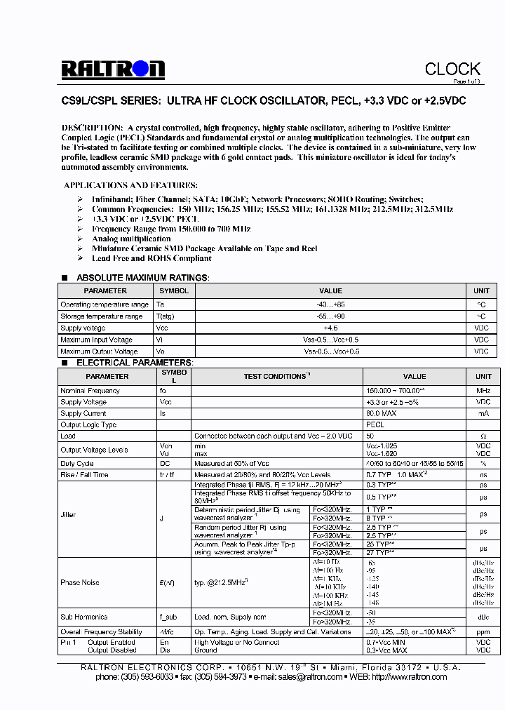 CS9LASH_3925767.PDF Datasheet