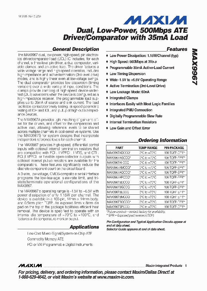 MAX9967BGCCQ-BOU-D_3949349.PDF Datasheet
