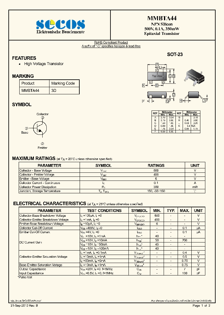 MMBTA44_4167720.PDF Datasheet
