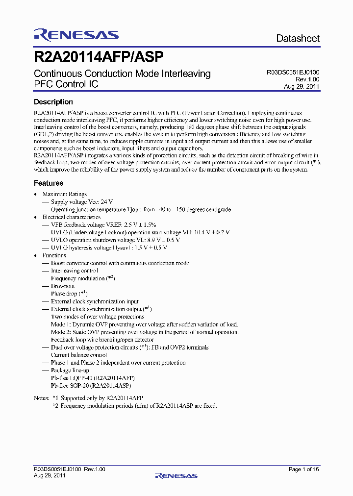 R2A20114AFP_4177098.PDF Datasheet