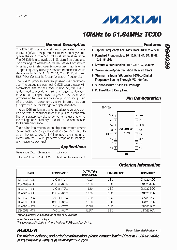 DS4026SRCN_3990750.PDF Datasheet