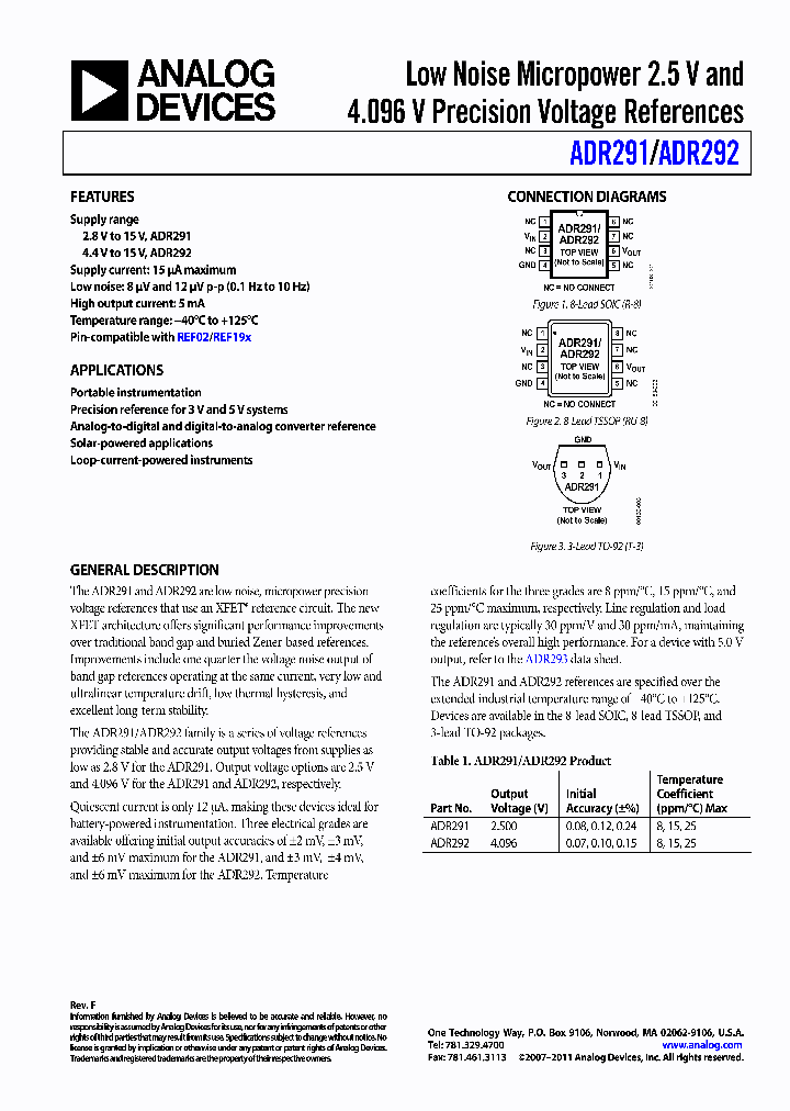 ADR292ERZ_3992277.PDF Datasheet